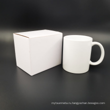 2021 AB класс 11 унций заводской ценовой керамовой посуды Clear Ceramic Coffee Sublimation кружки с вашими дизайнами